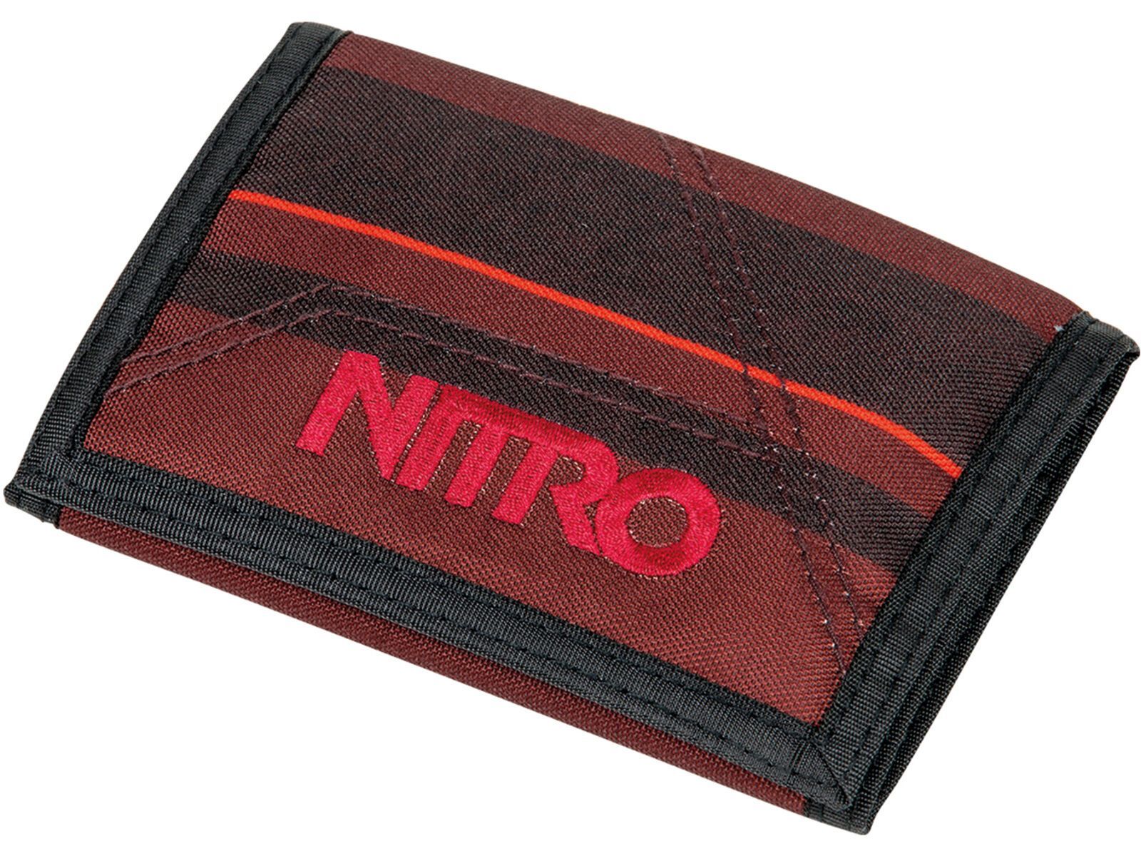 Nitro Wallet Portafoglio In Tessuto – Leggero, 95g – 6 Scomparti Carte, Tasche Banconote, Portamonete Cerniera, Portachiavi – Öko-Tex 100