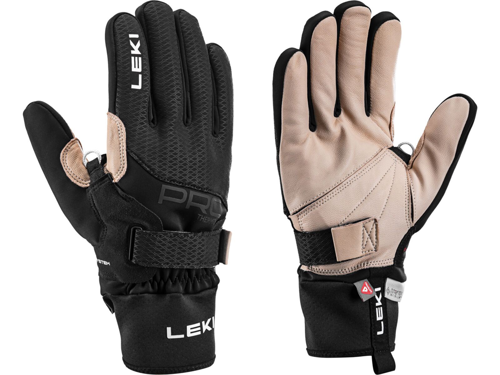 Leki PRC Premium ThermoPlus Shark, black-sand | Bild 1