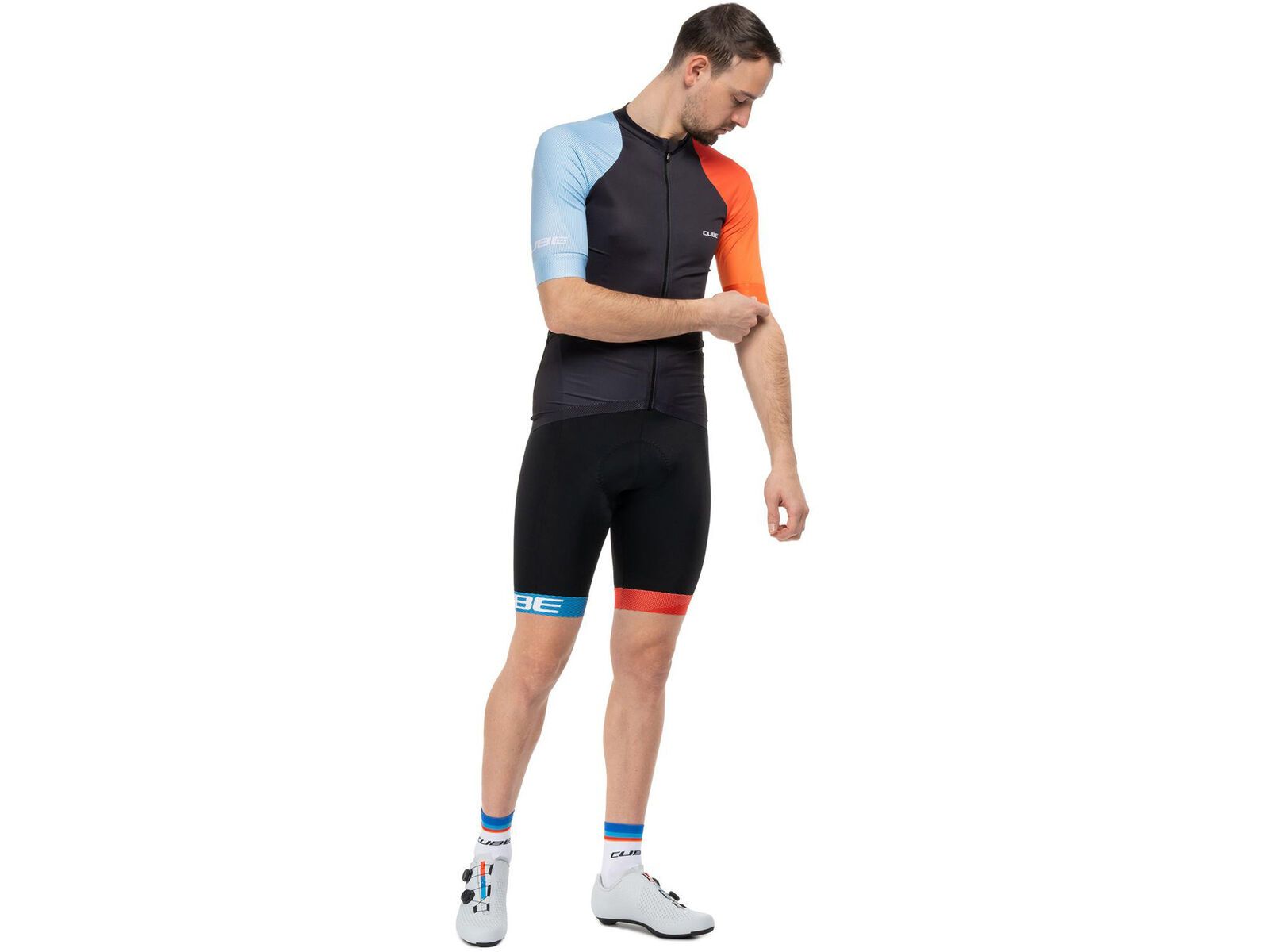 Cube Road/XC Trikot Teamline kurzarm, black | Bild 9