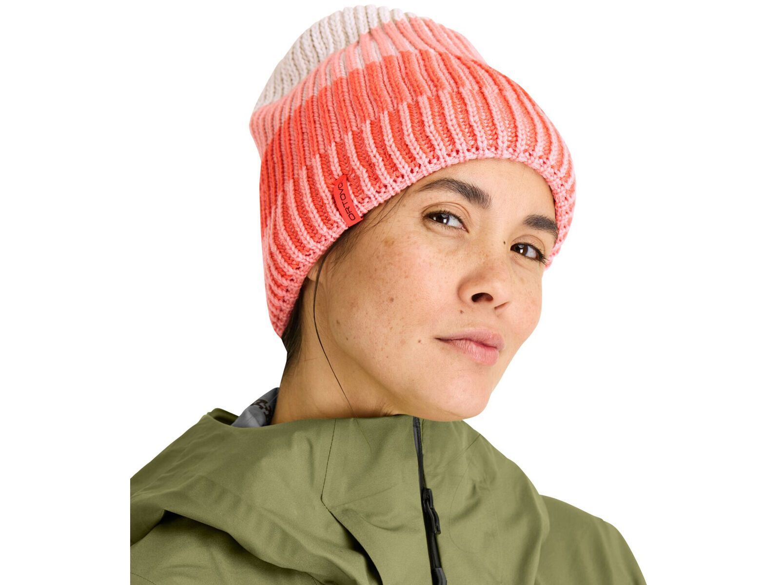 Ortovox Deep Knit Beanie, coral | Bild 2