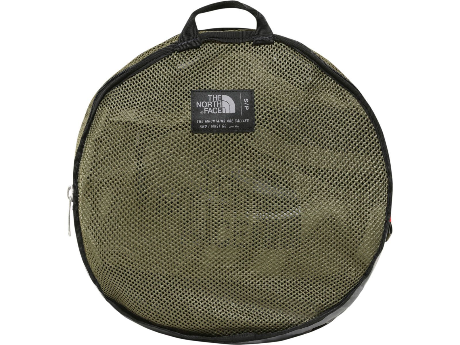 The North Face Base Camp Duffel - Small, burnt olive green/tnf black | Bild 4