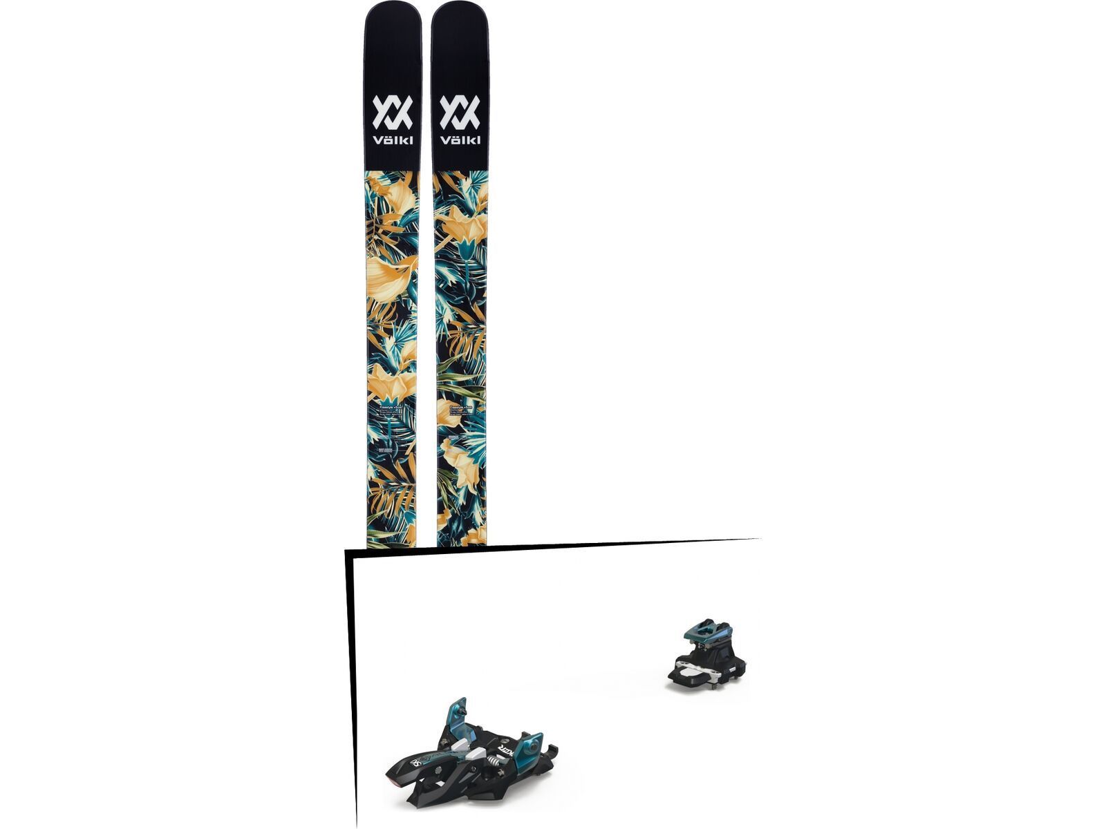Set: Völkl Bash 116 2018 + Marker Alpinist 9 black/turquoise | Bild 1
