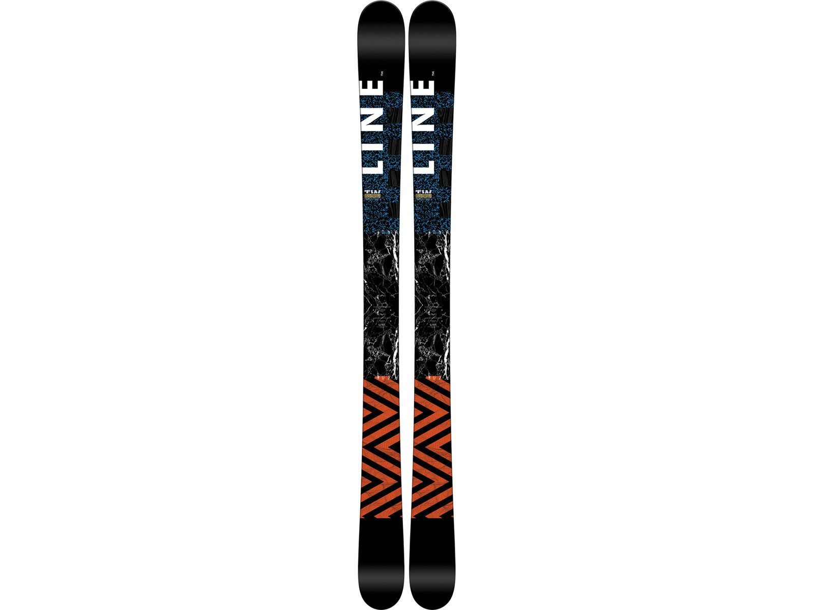 Set: Line Wallisch Shorty 2017 + Squire 11 90 mm, black anthracite - Skiset | Bild 2