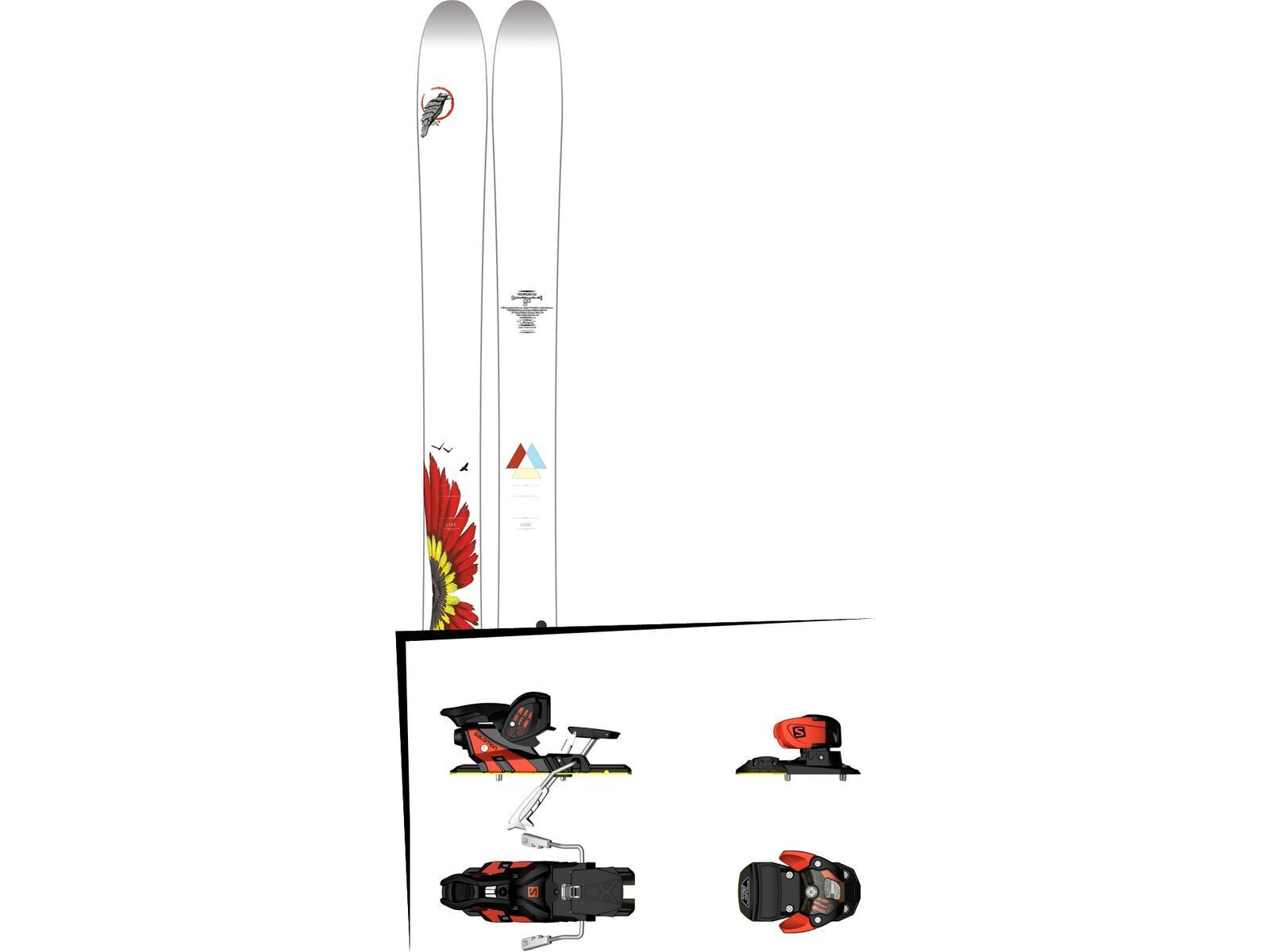 Set: Line Mordecai 2017 + Salomon Warden MNC 13 (1540102) | Bild 1