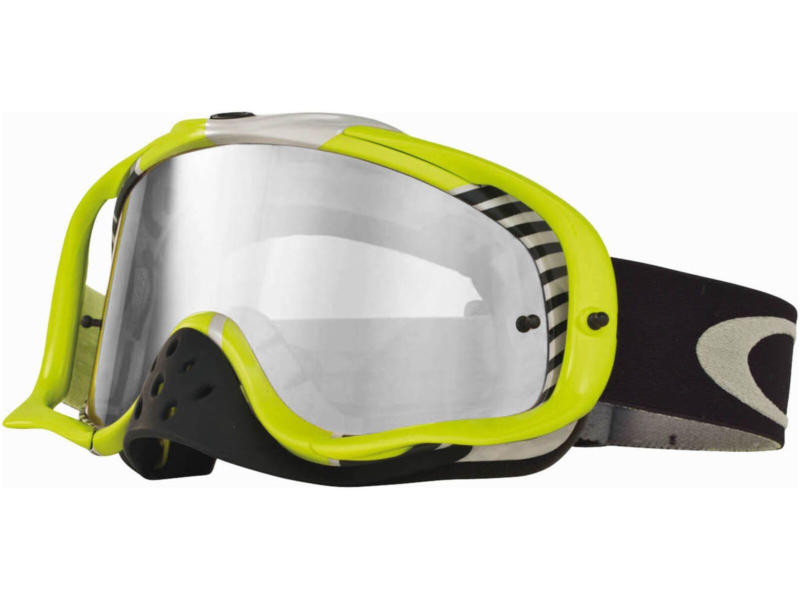 Oakley Crowbar MX, biohazard green/grey/clear | Bild 1