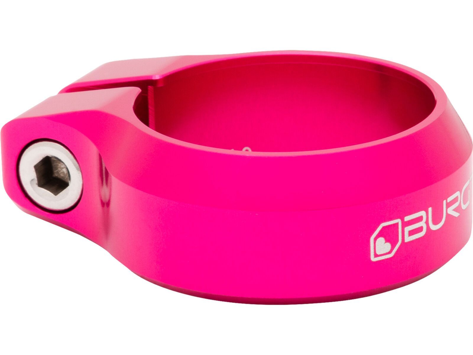 Burgtec Seat Clamp - 34,9 mm, toxic barbie pink | Bild 1