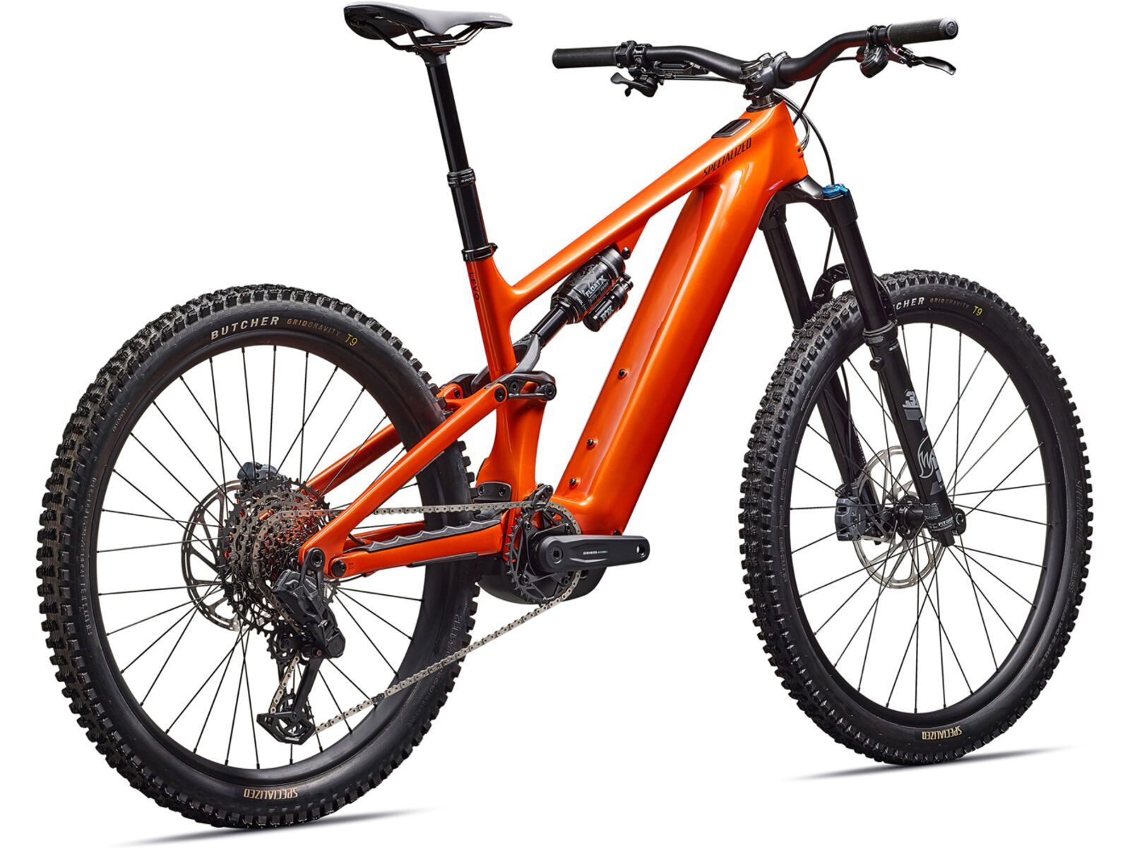 Specialized Turbo Levo 4 Comp, gloss orange tint over silver dust/dark navy | Bild 3