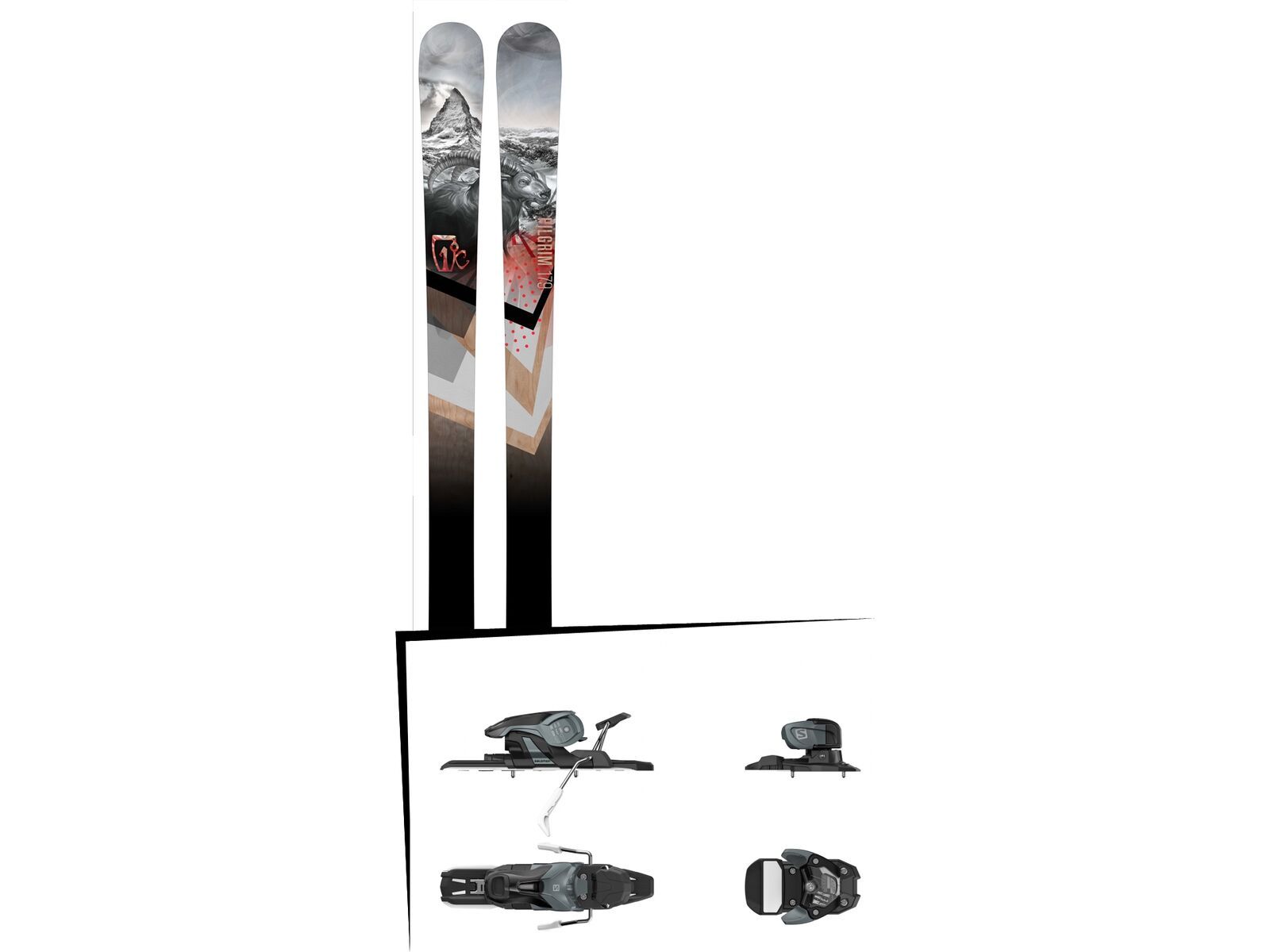 Set: Icelantic Pilgrim 2016 + Salomon Warden 11 (1706222) | Bild 1