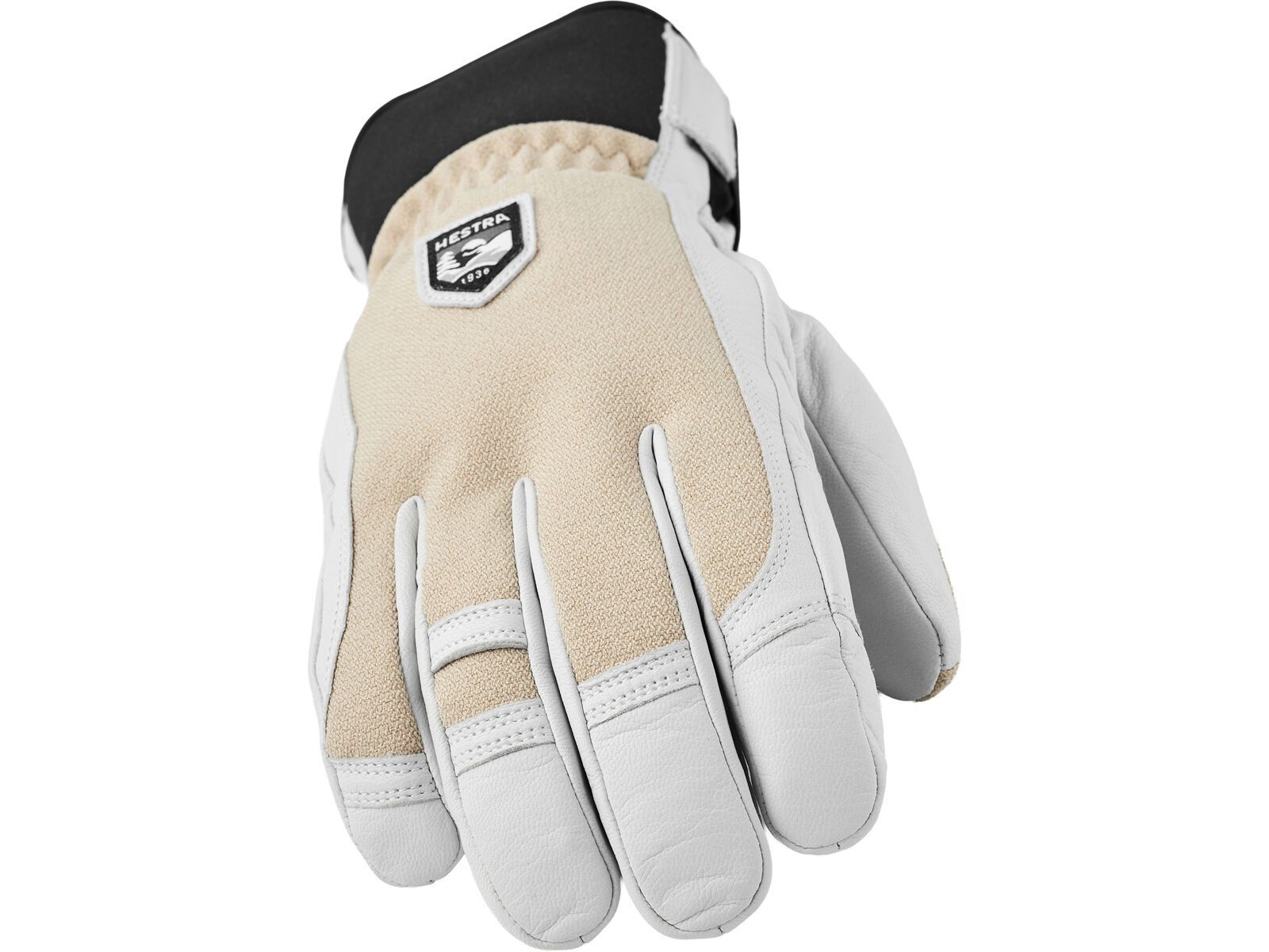 Hestra Army Leather Patrol 5 Finger, beige | Bild 3