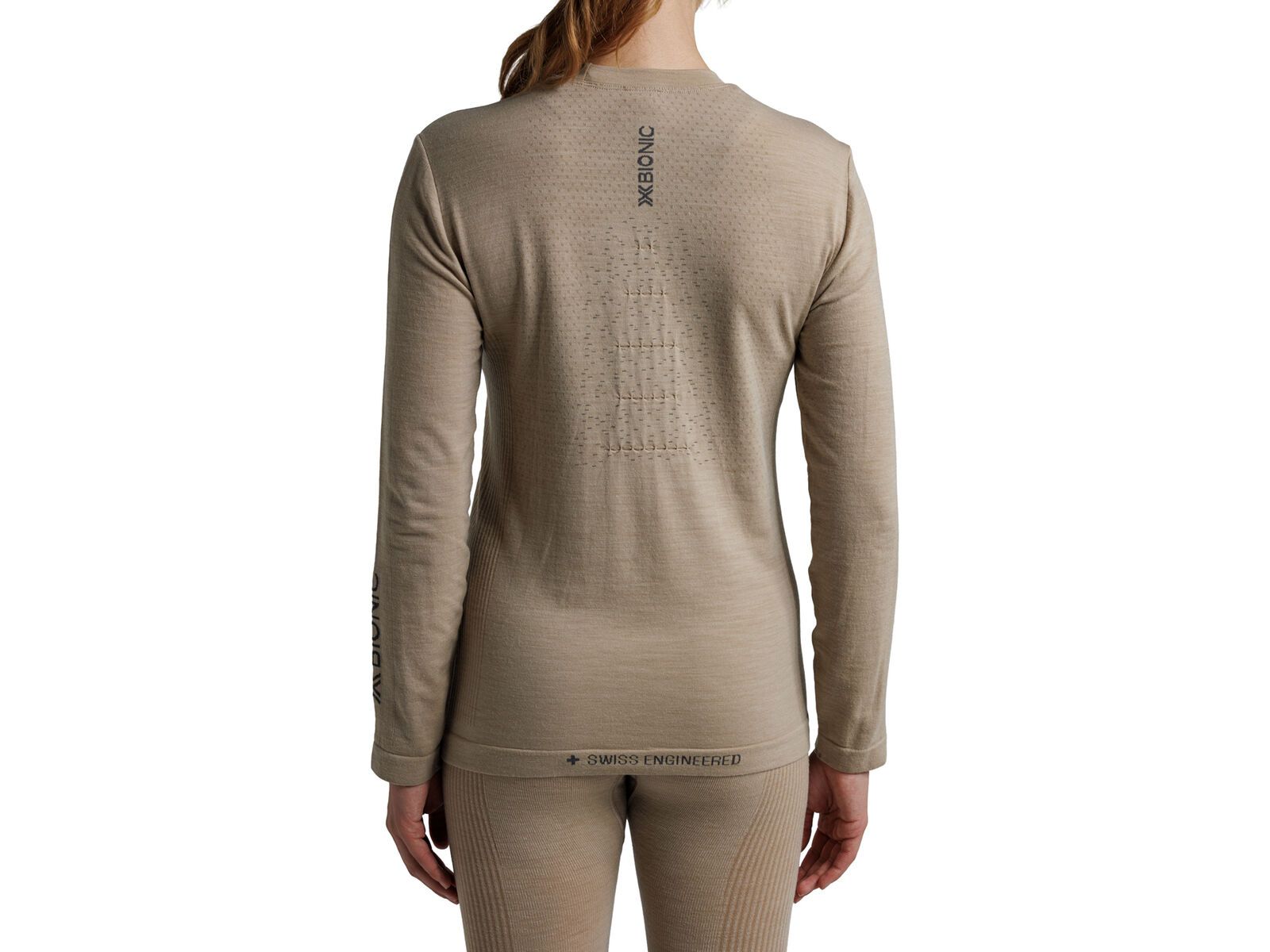 X-Bionic Mightywool Shirt LS Wmn, sand | Bild 4