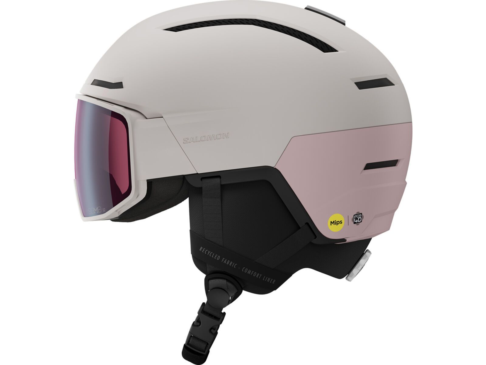 Salomon Driver Pro MIPS, Sigma Silver Pink / grey violet | Bild 5