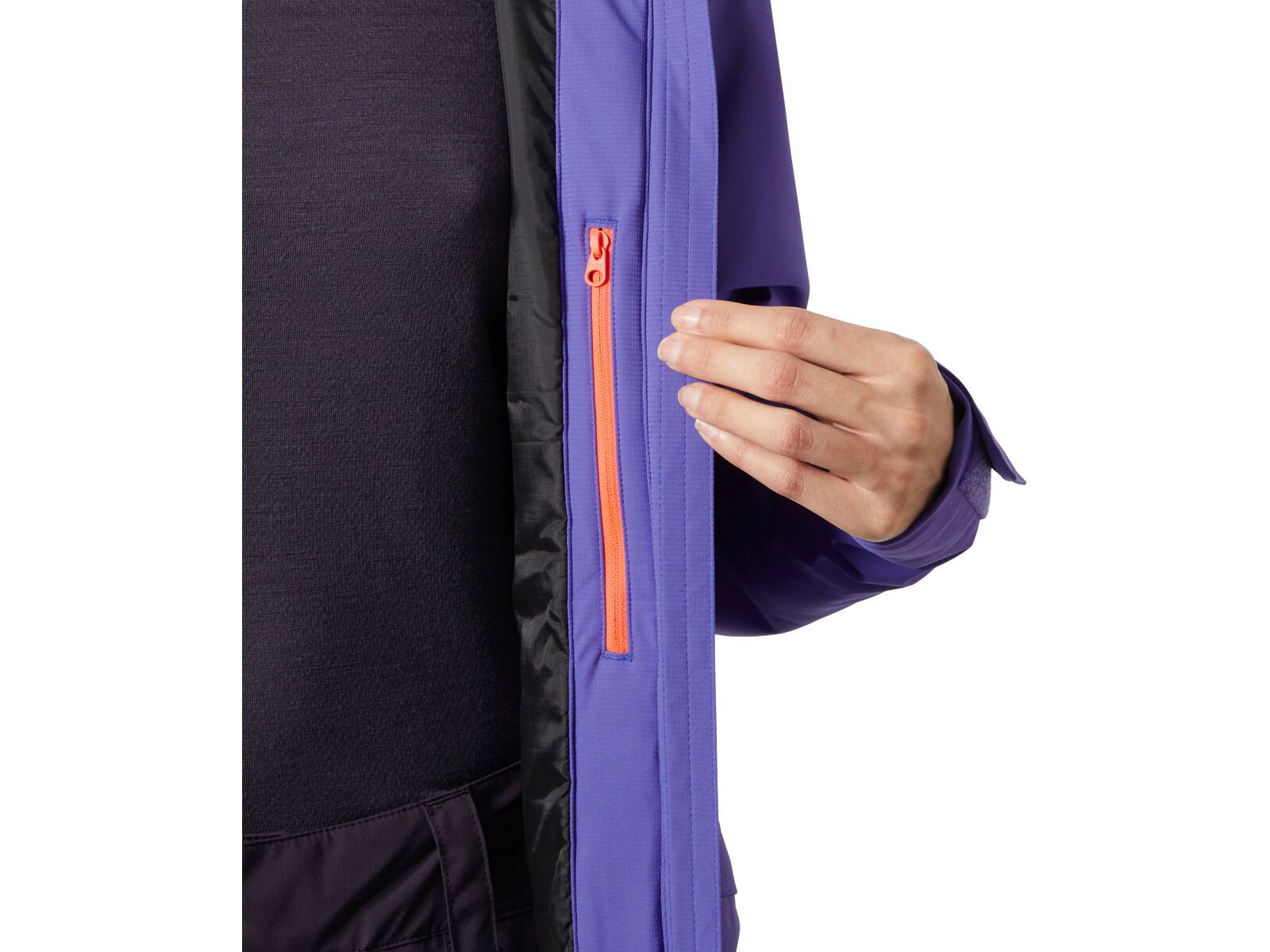 Helly Hansen Powchaser 2.0 Jacket Damen, black grape | Bild 8