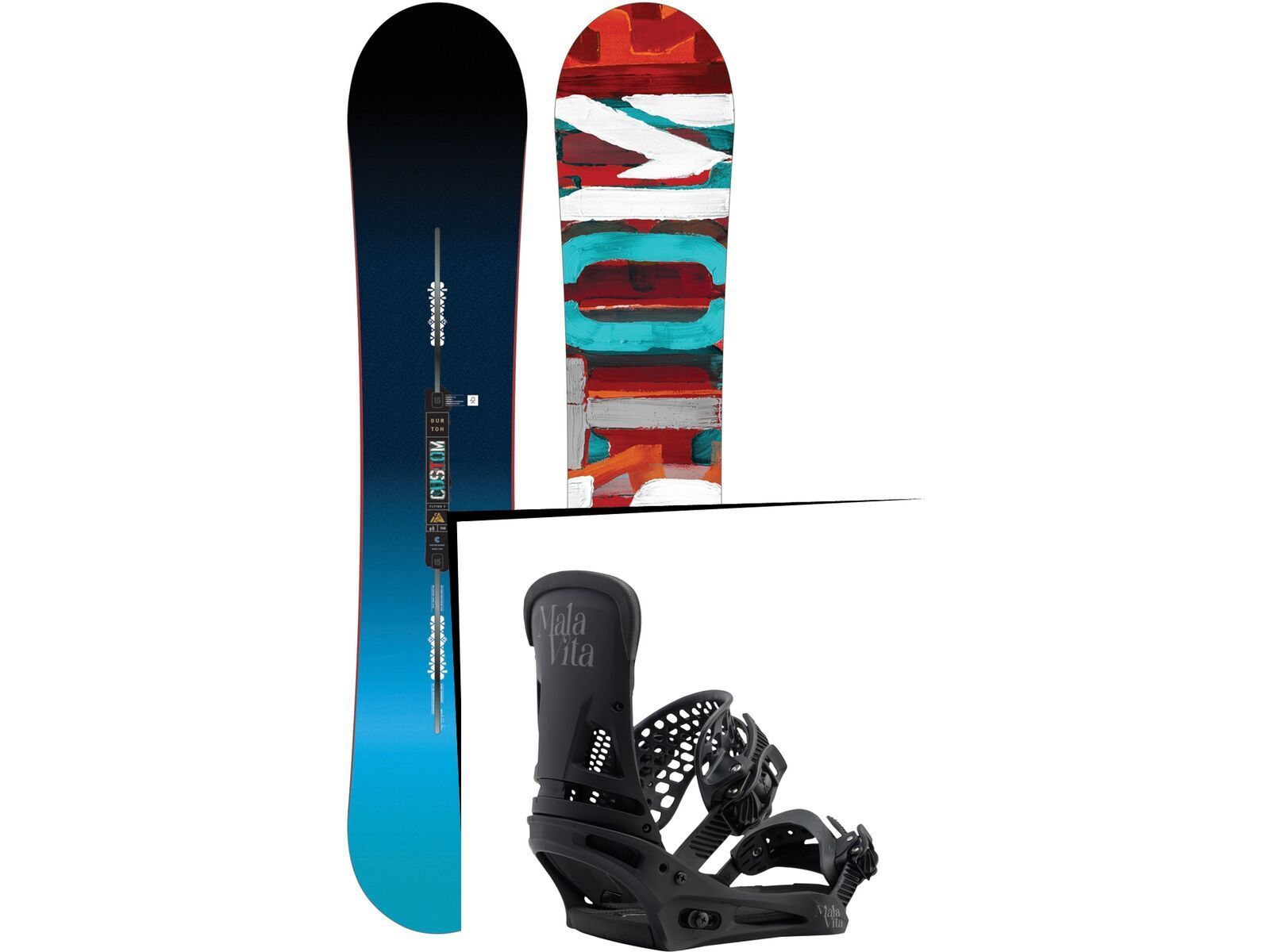 Set: Burton Custom Flying V 2017 + Malavita (1712843S) | Bild 1