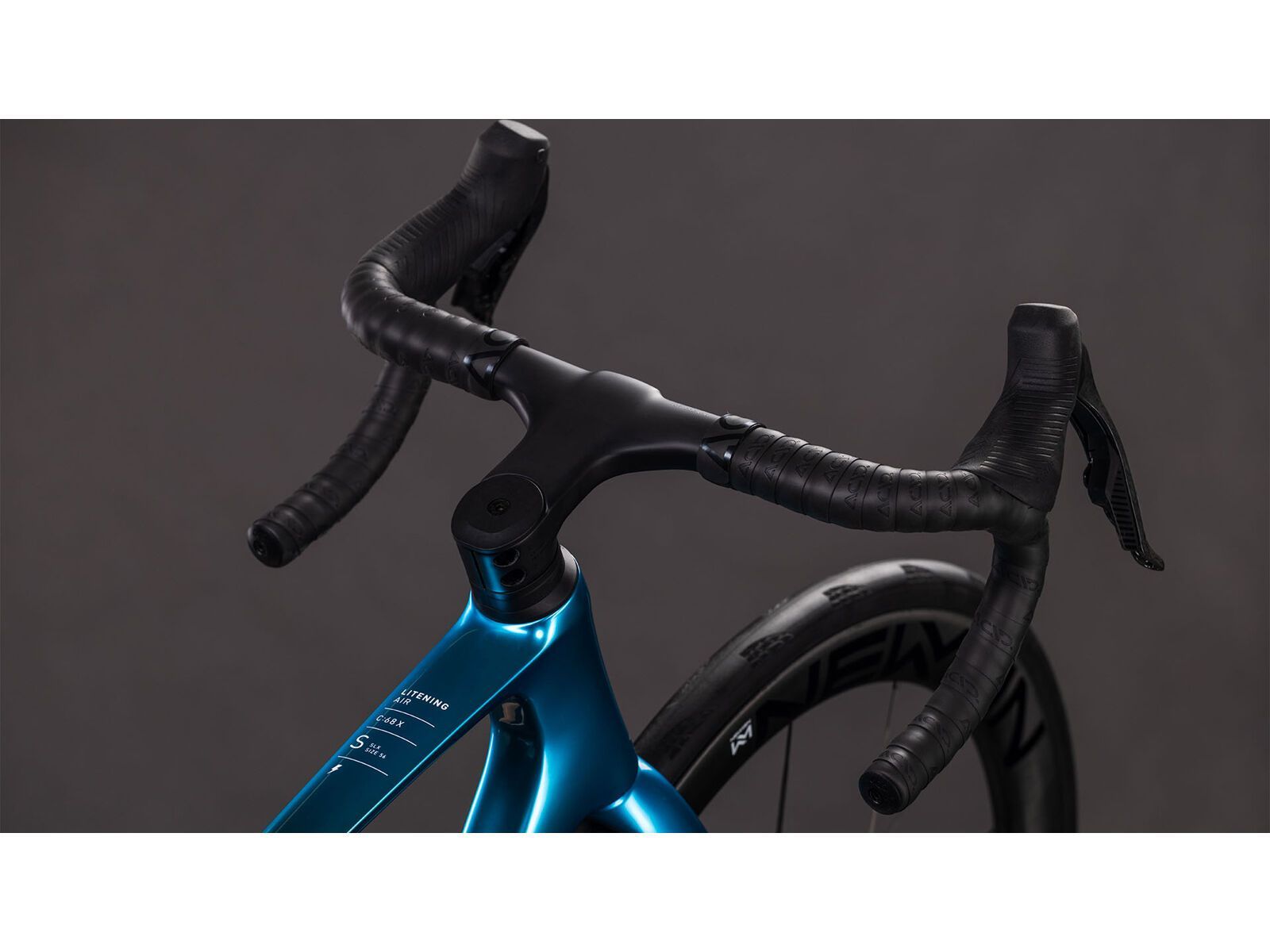 Cube Litening Air C:68X SLX, chromeblue´n´liquidblue | Bild 3