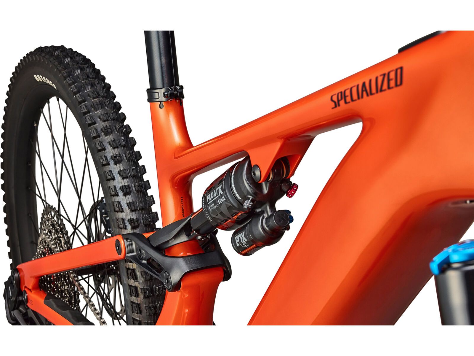 Specialized Turbo Levo 4 Comp, gloss orange tint over silver dust/dark navy | Bild 6