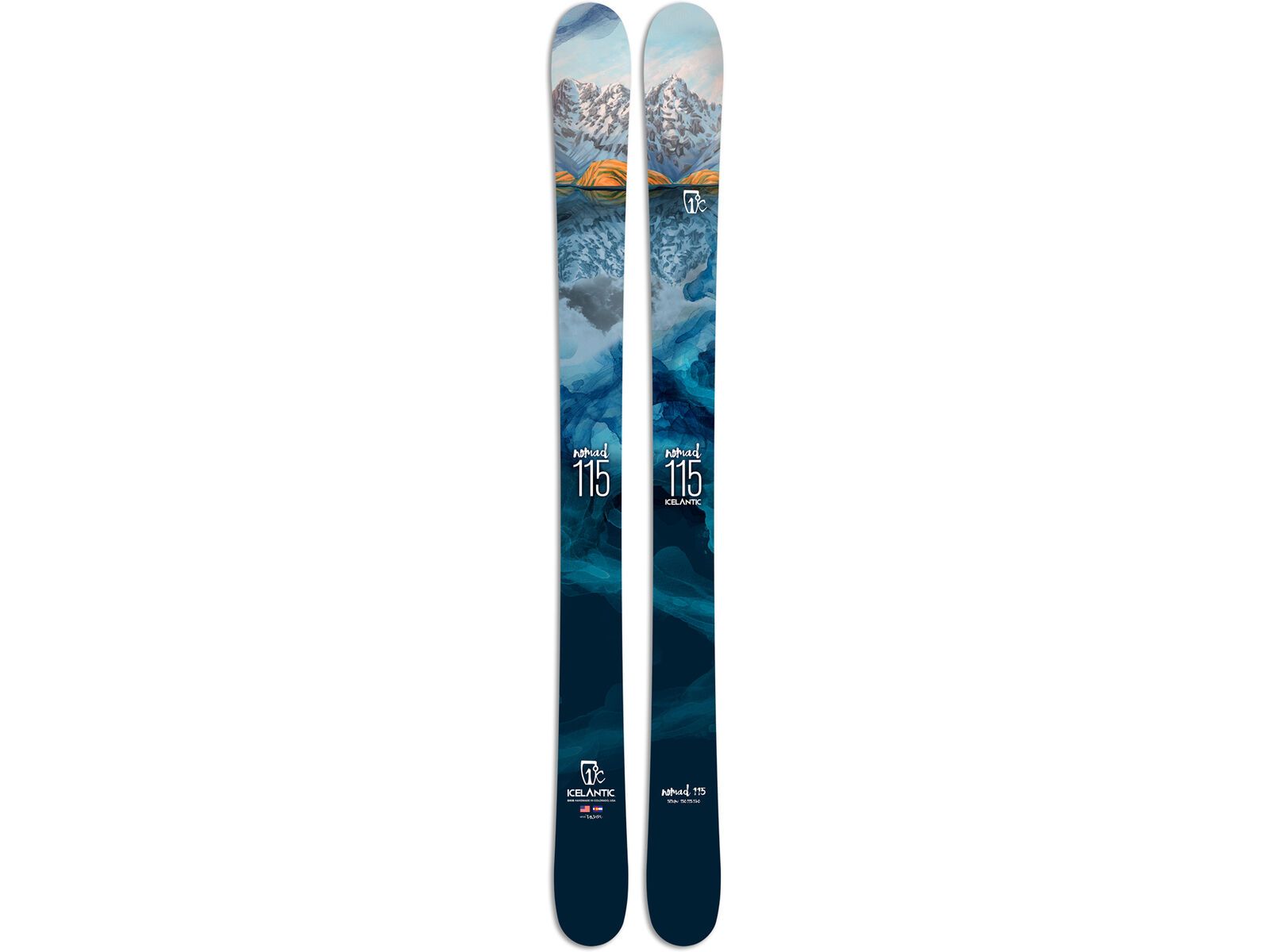 Set: Icelantic Nomad 115 2017 + Marker Griffon 13 ID (1685402) | Bild 2
