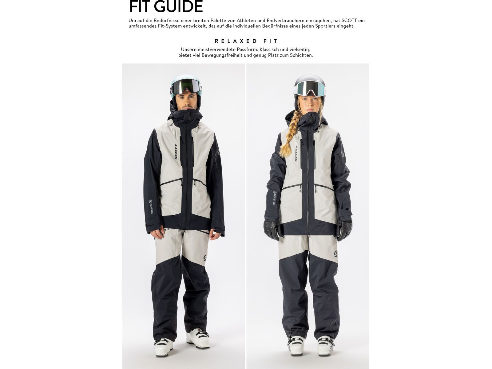 Scott Vertic Gore-Tex 3 Layer Pants, dust white/black | Bild 3