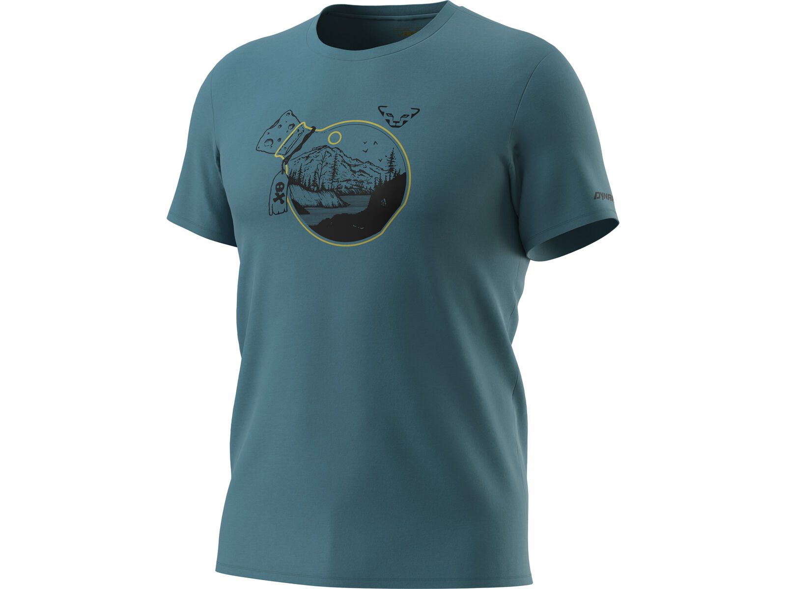 Dynafit 24/7 Artist Series Cotton T-Shirt Herren, mallard blue | Bild 1