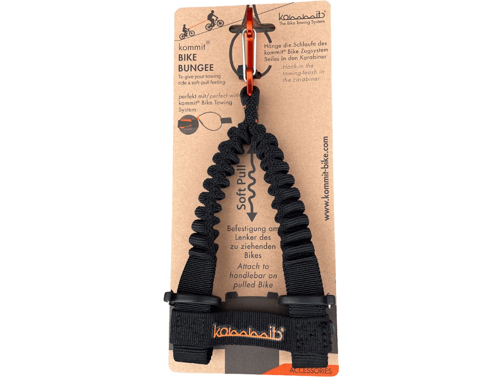 kommit Bike Bungee, schwarz/orange | Bild 1