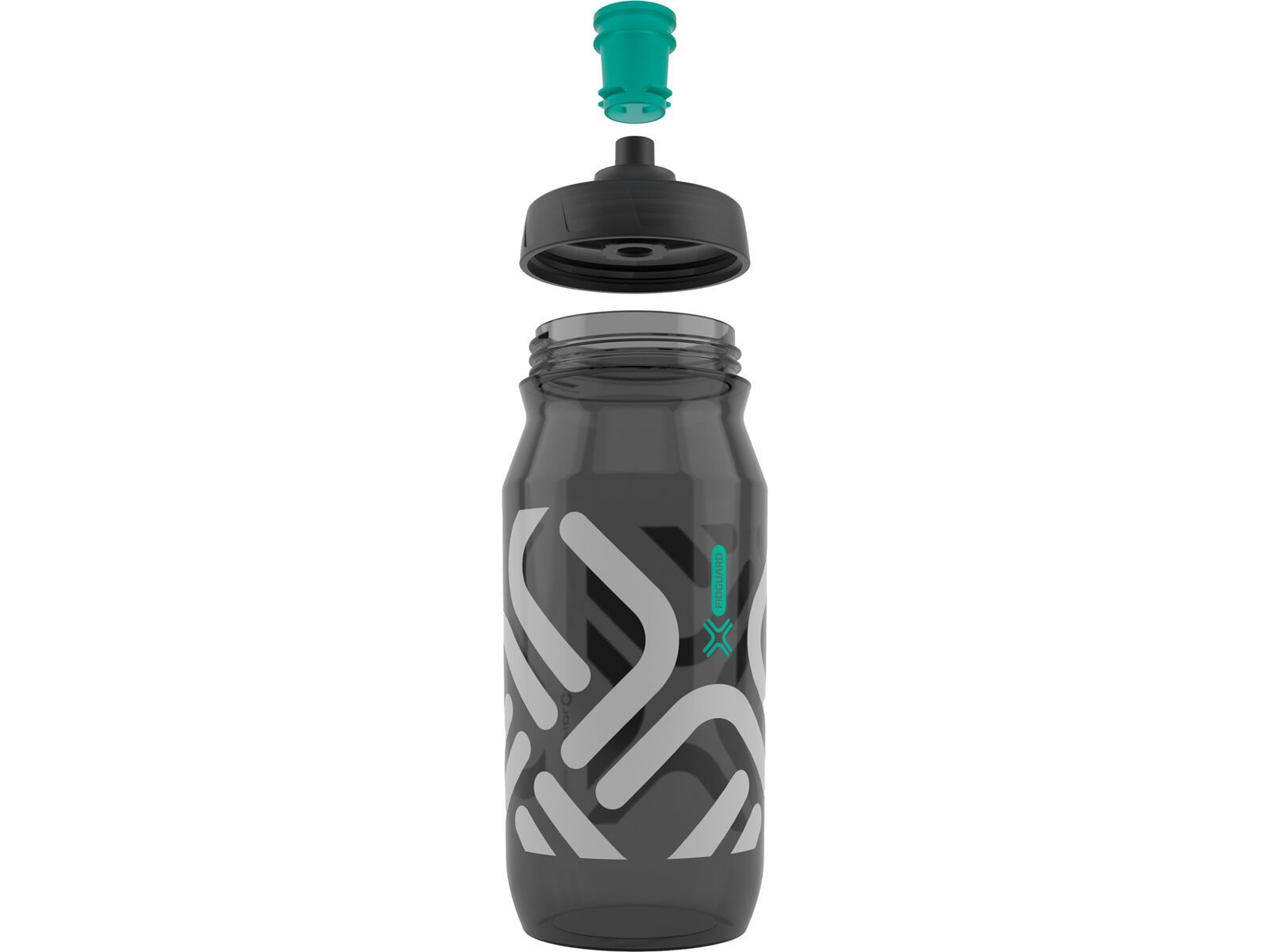 Fidlock Fidguard Bottle 600 Antibacterial, transparent black/grey | Bild 3