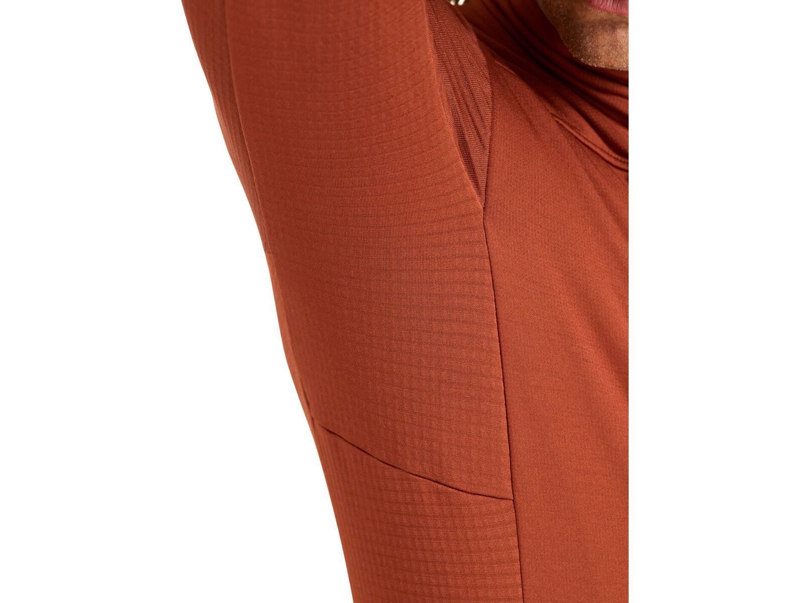 Ortovox Merino Fleece Grid Jacket M, clay orange | Bild 6