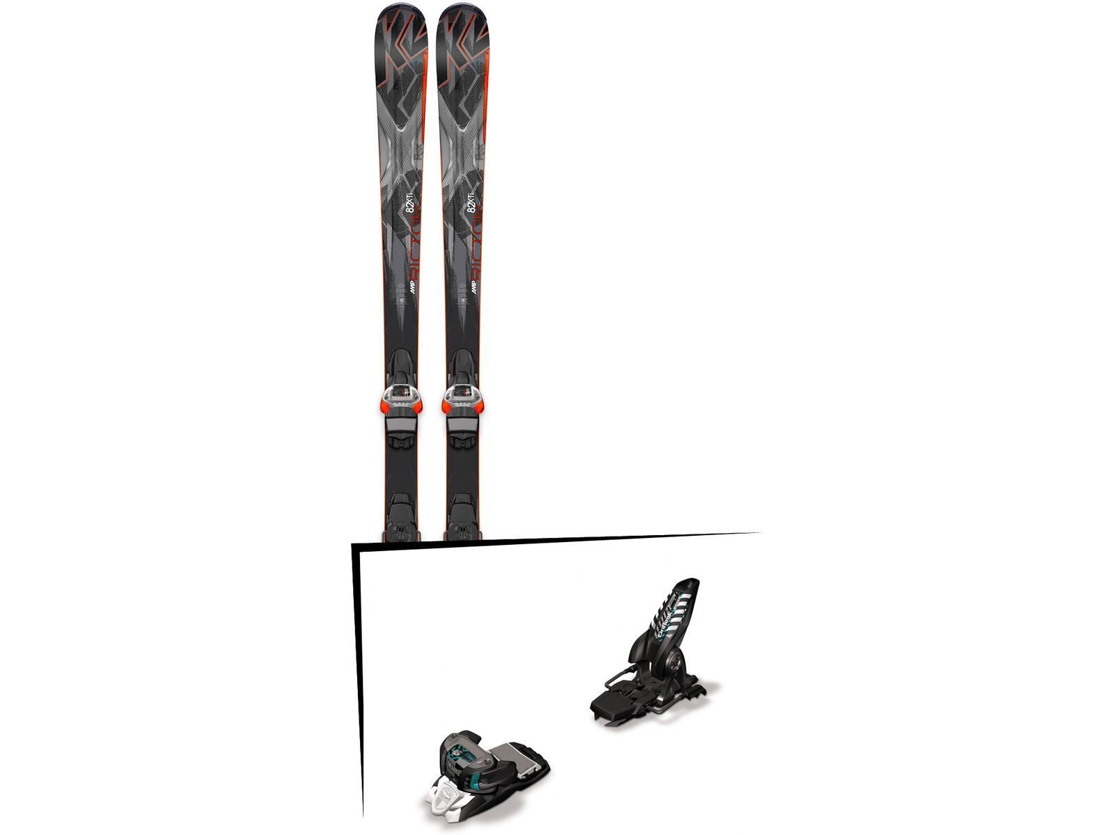 K2 SKI Set: AMP Rictor 82 XTI 2015 + Marker Griffon 13 | Bild 1