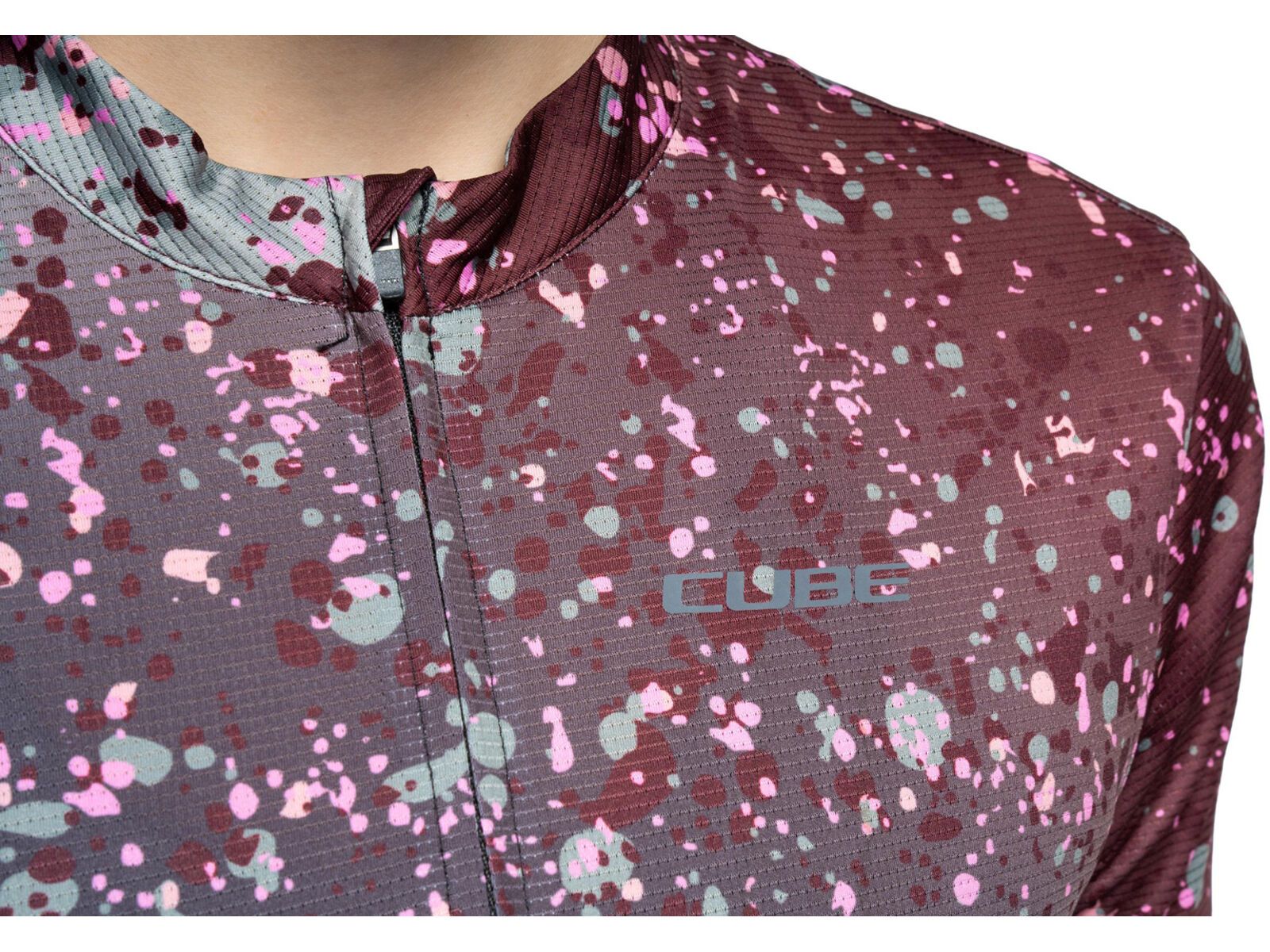 Cube WS Trikot CMPT Sprinkle kurzarm, green | Bild 3