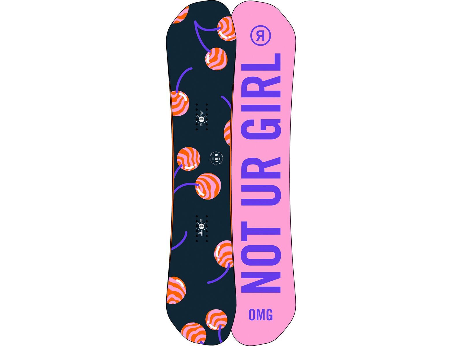Set: Ride OMG 2017 + Flow Omni 2016, gunmetal - Snowboardset | Bild 2
