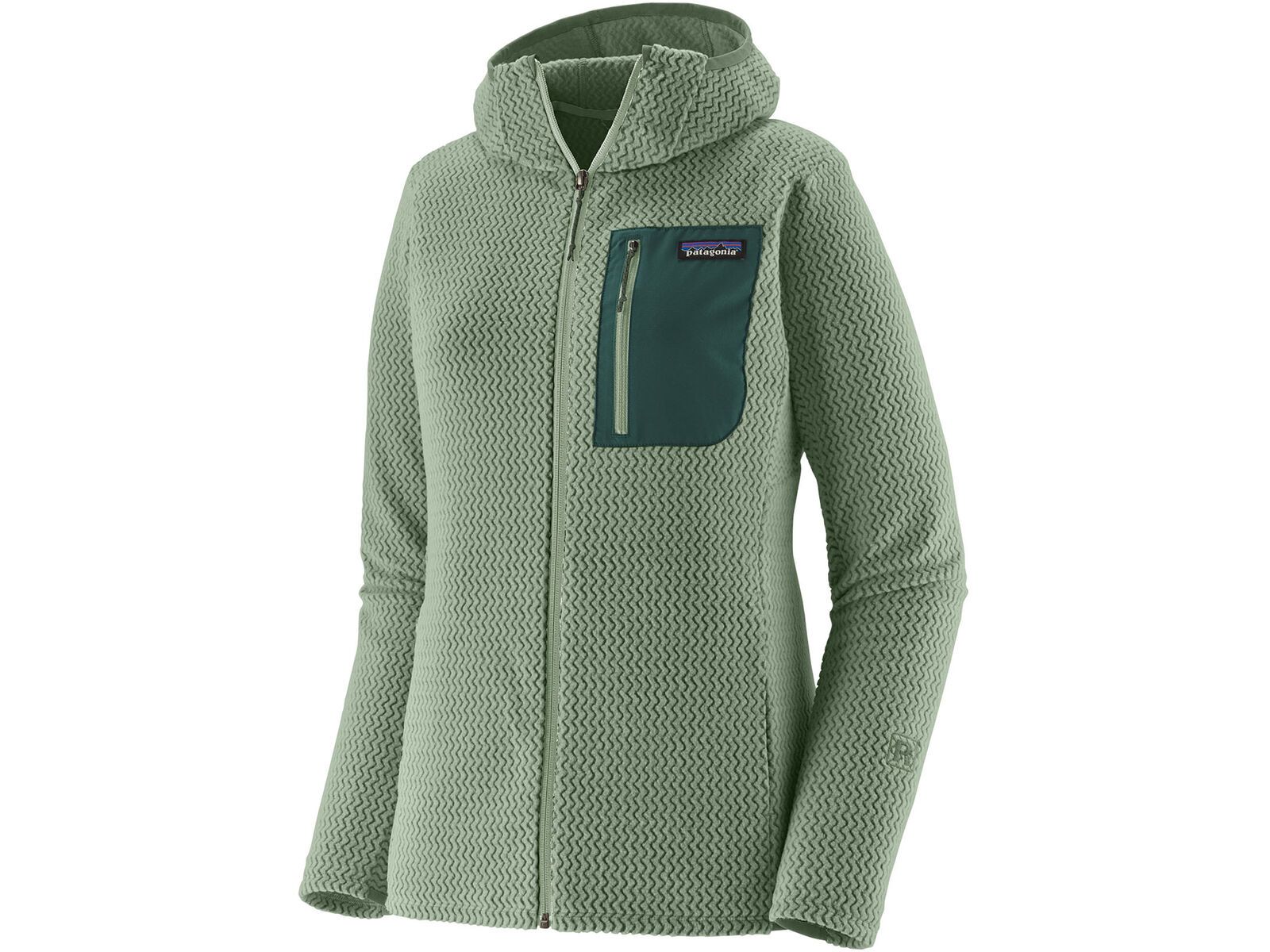 Patagonia Women's R1 Air Full-Zip Hoody, ellwood green | Bild 1