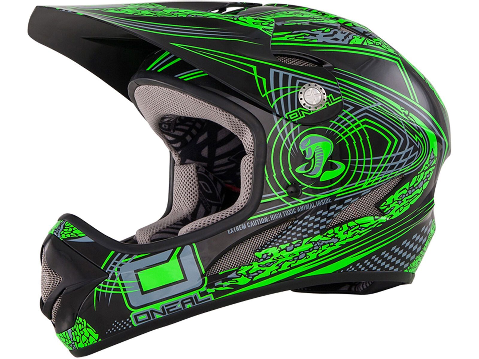 ONeal Backflip Fidlock DH Helmet Evo Venom, green | Bild 1