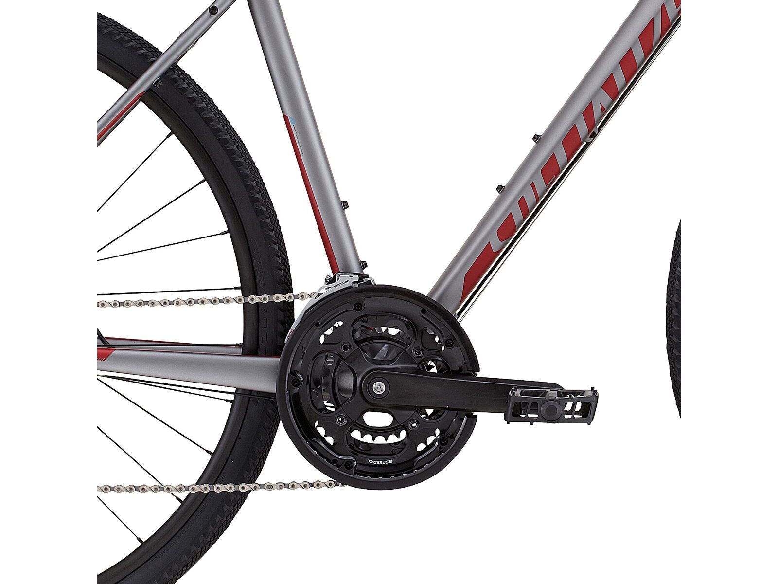 Specialized Crosstrail Disc, sterling/candy red/cyan | Bild 3