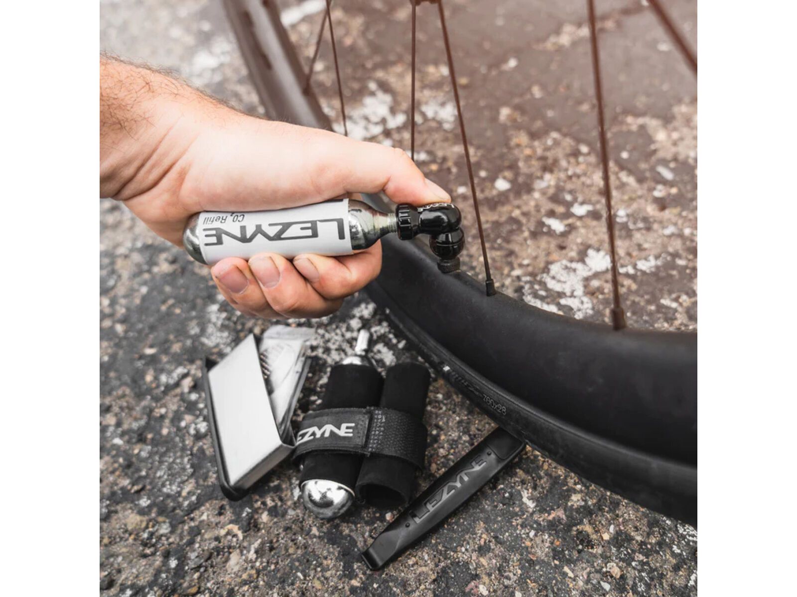 Lezyne Twin Speed Drive CO2 / Twin Kit (2x 16 g), black | Bild 8