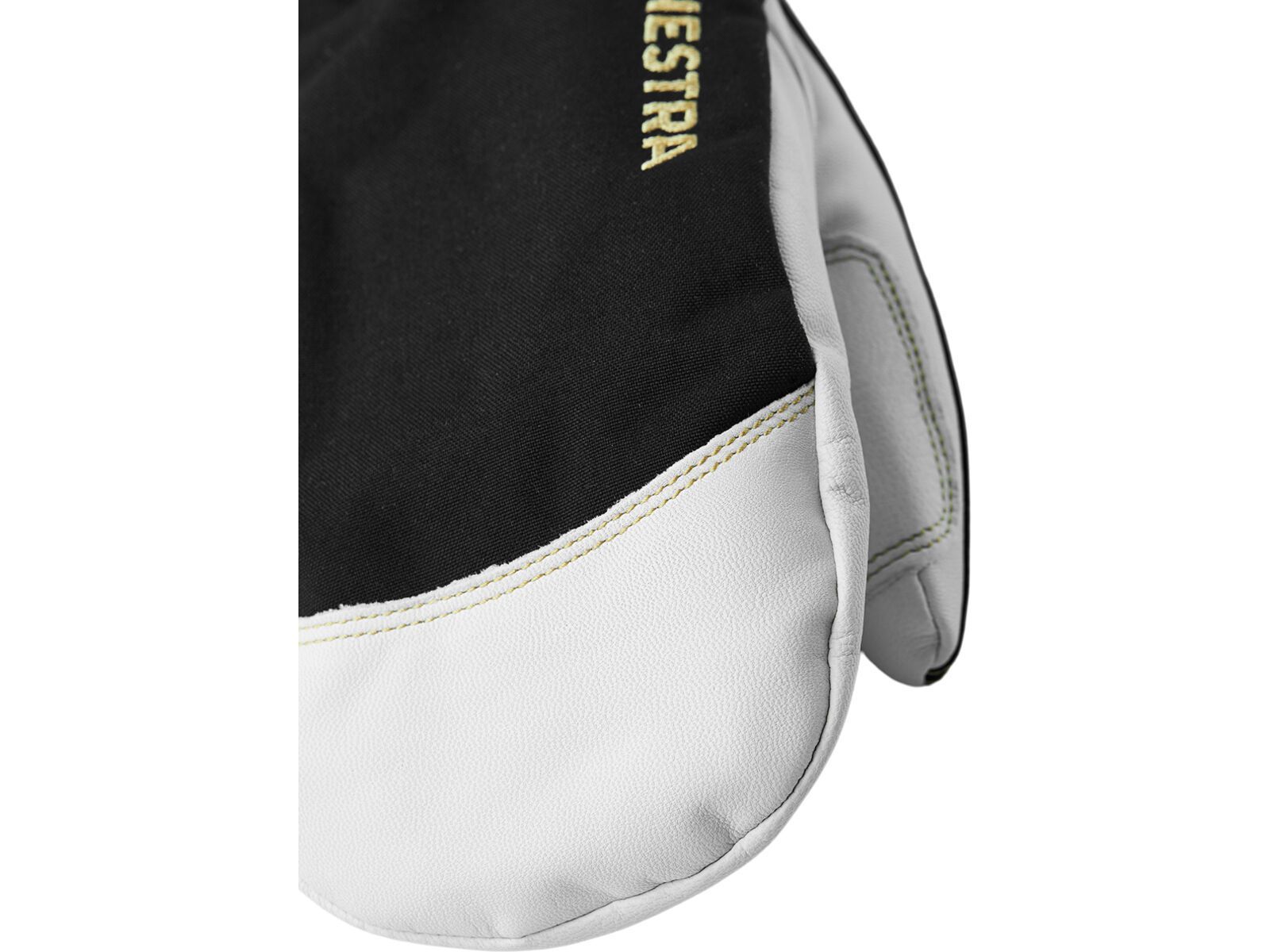 Hestra Army Leather Gore-Tex Mitt, black/natural grey | Bild 3