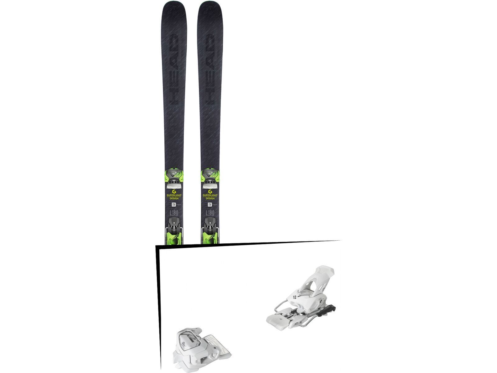 Set: Head Kore 93 2019 + Tyrolia Attack² 12 GW matt white | Bild 1
