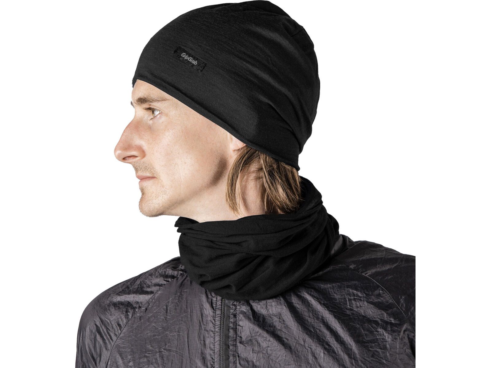 GripGrab Multifunctional Merino Neck Warmer, black | Bild 2