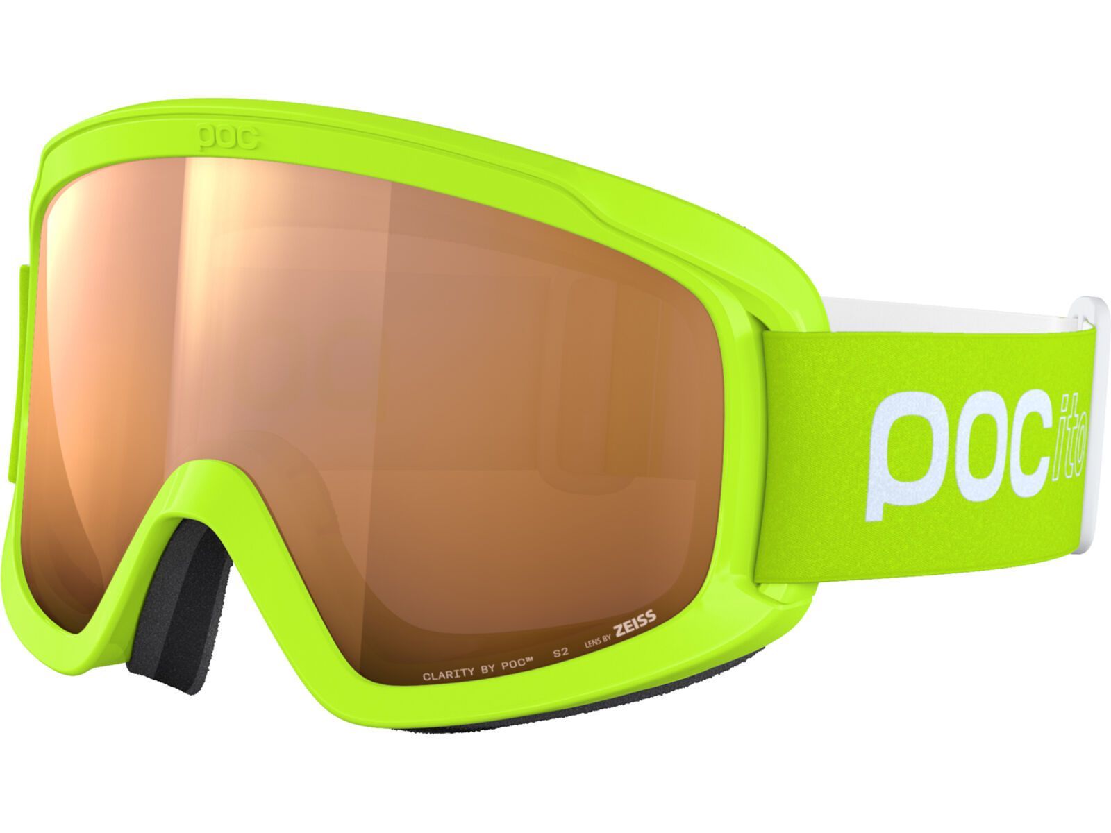 POC POCito Opsin, Partly Sunny Light Orange / fluorescent yellow/green | Bild 1