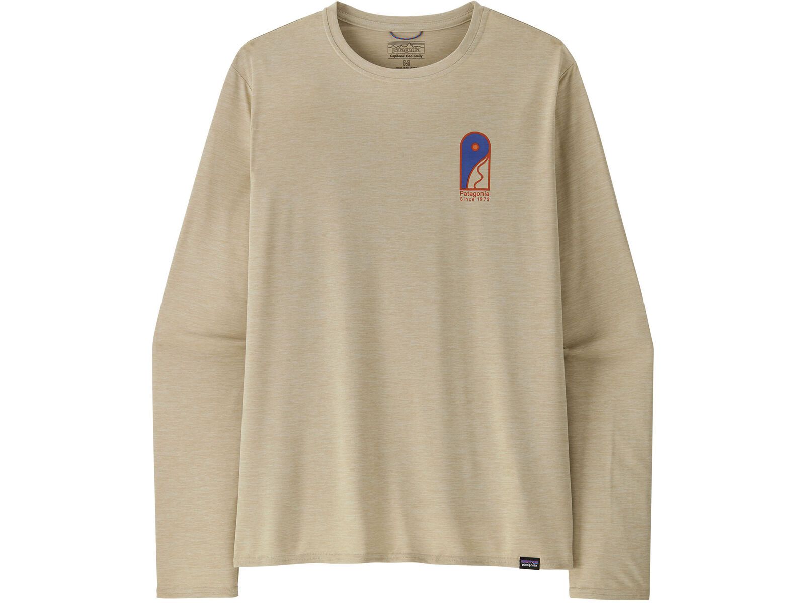 Patagonia Men's Long-Sleeved Cap Cool Daily Graphic Shirt - Lands, pumice x-dye | Bild 1