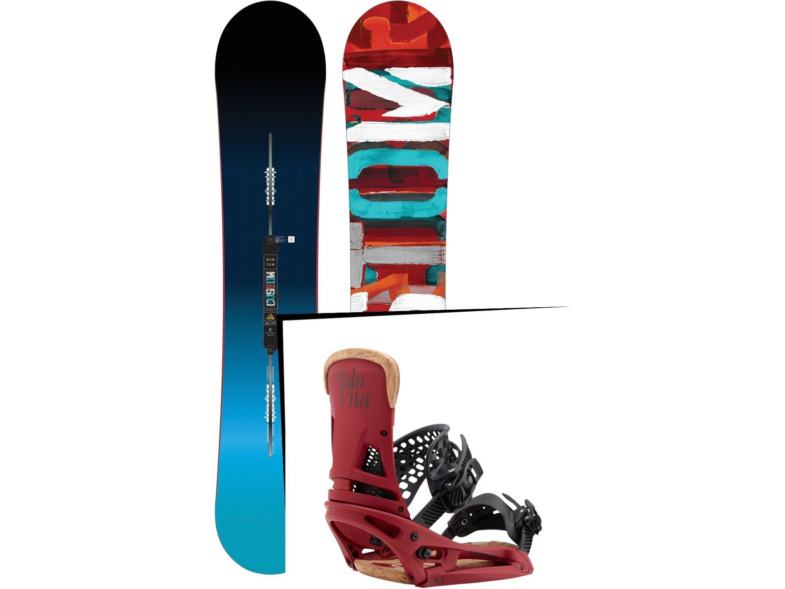 Set: Burton Custom Flying V 2017 + Malavita EST (1712870S) | Bild 1
