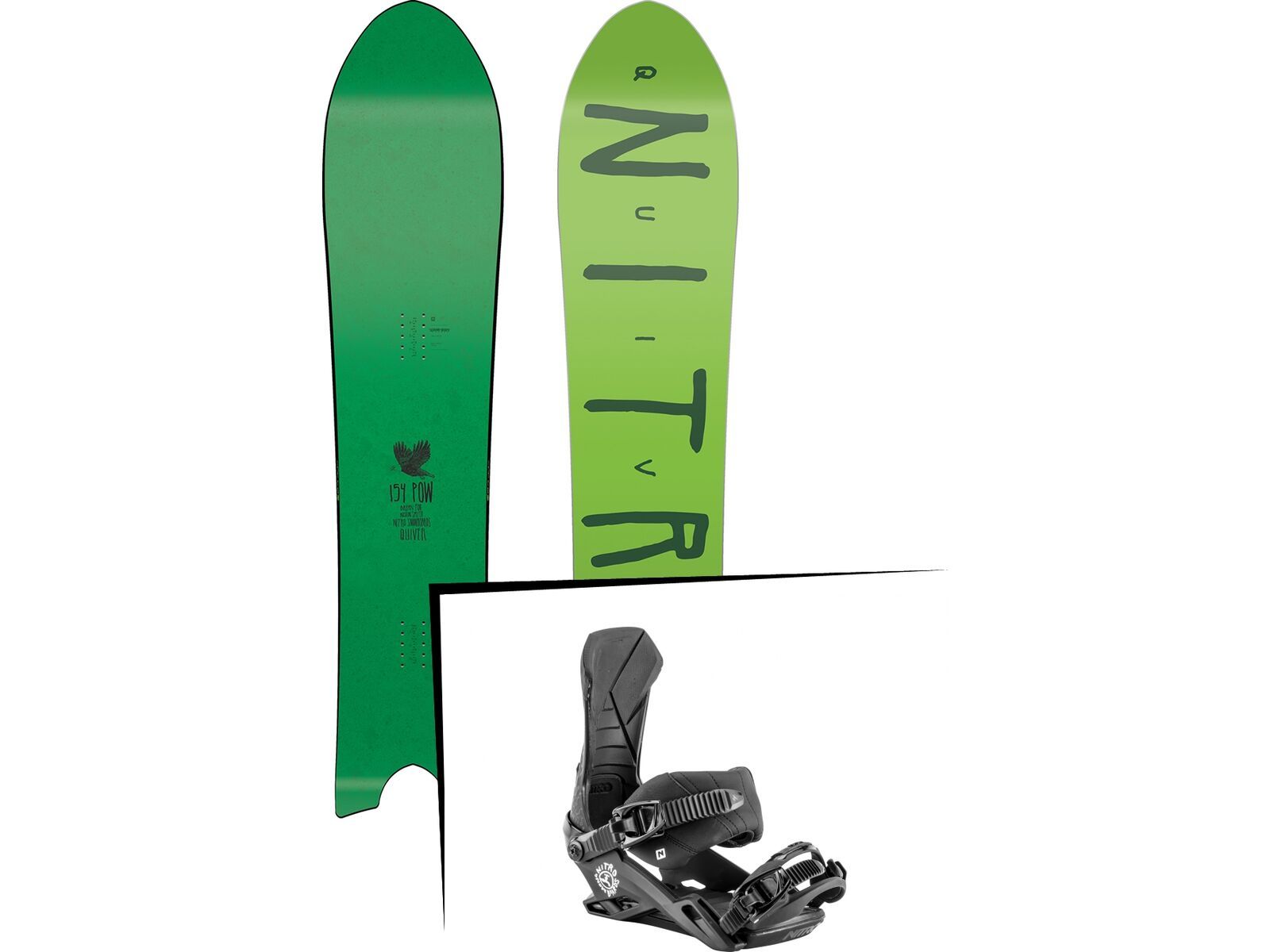 Set: Nitro Quiver Pow 2019 + Nitro Team Nitro x drink water | Bild 1