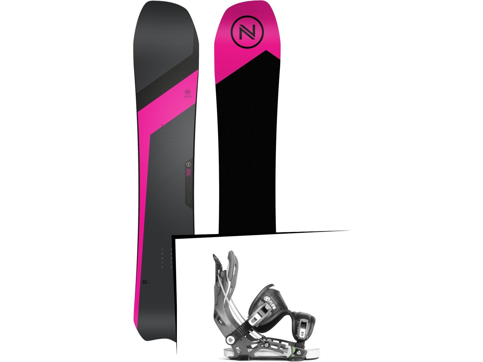 Set: Nidecker Tracer Goofy 2019 + Flow NX2 (2226515S) | Bild 1