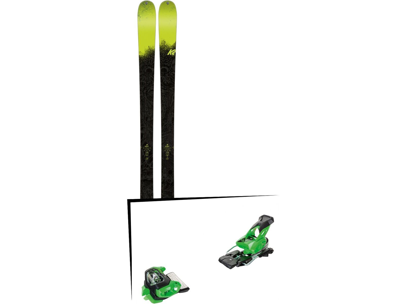 Set: K2 SKI Sight 2018 + Tyrolia Attack² 16 GW green | Bild 1