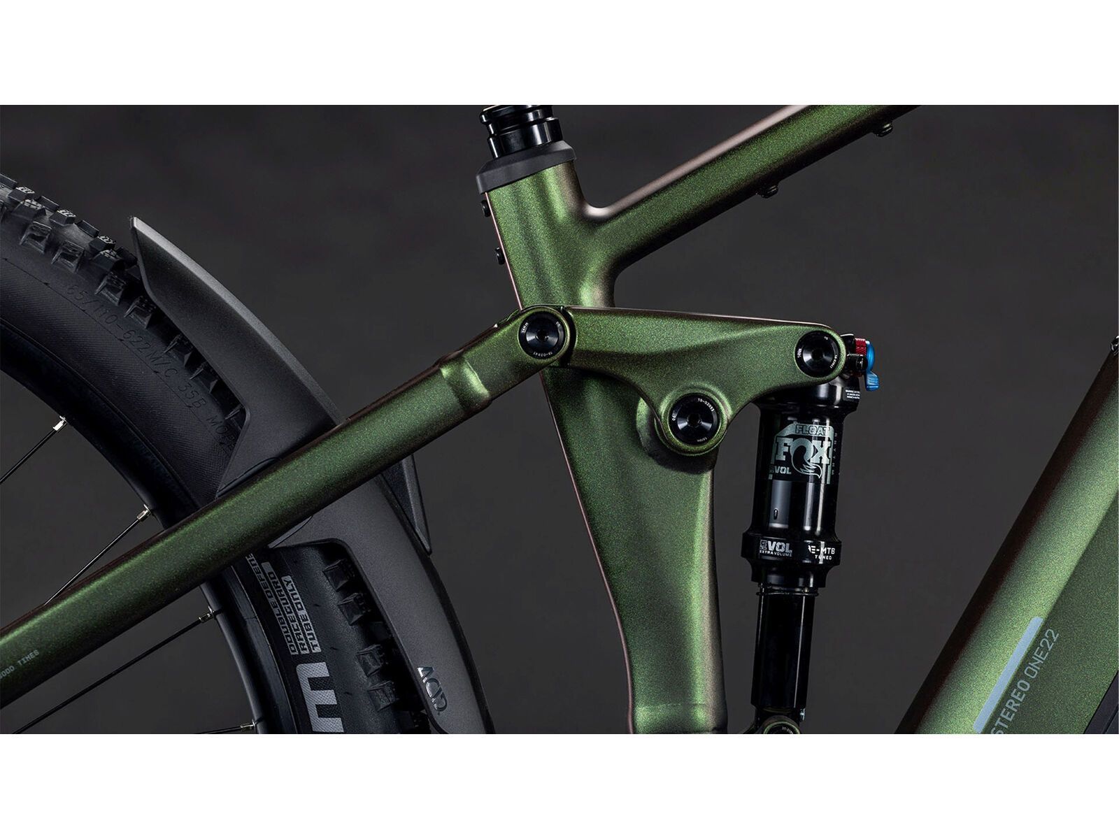 Cube Stereo Hybrid One22 SLX 800 29, stellar´n´green | Bild 4