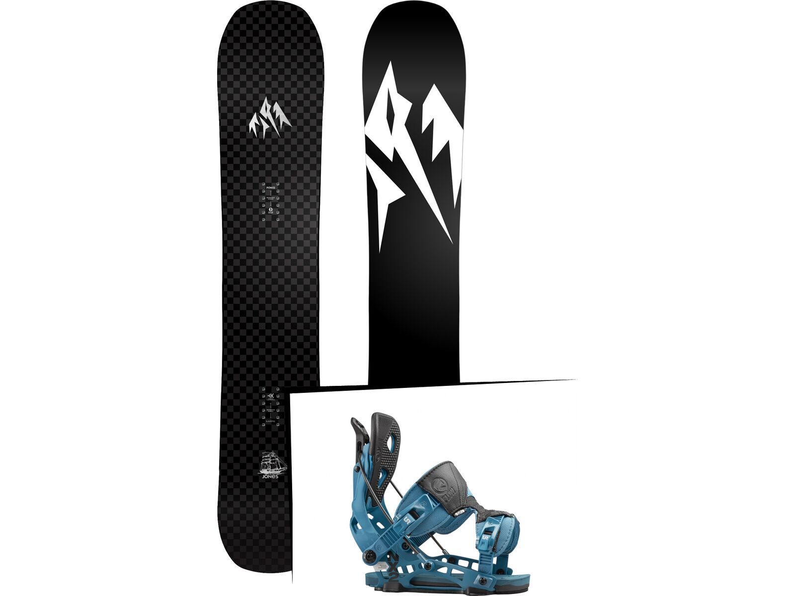 Set: Jones Carbon Flagship 2017 + Flow NX2 (1513118S) | Bild 1