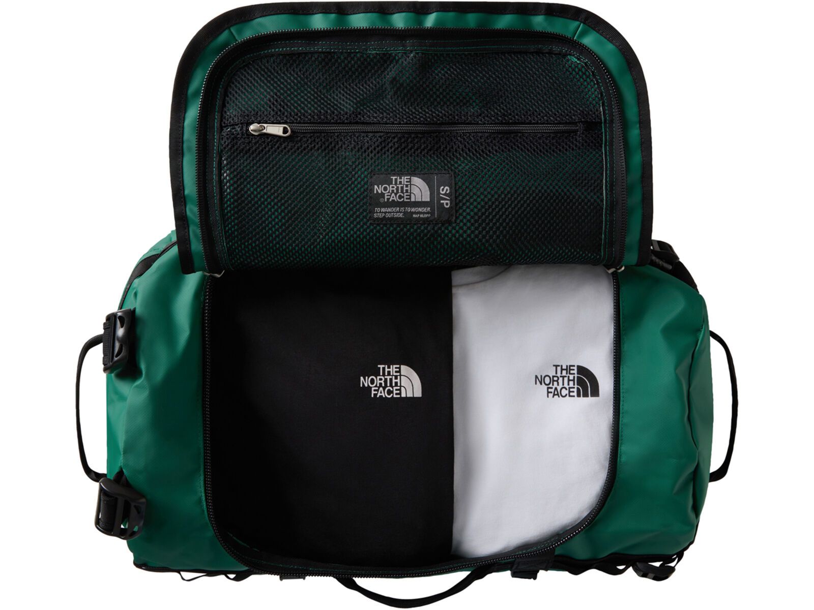 The North Face Base Camp Duffel - S, evergreen/tnf black | Bild 4