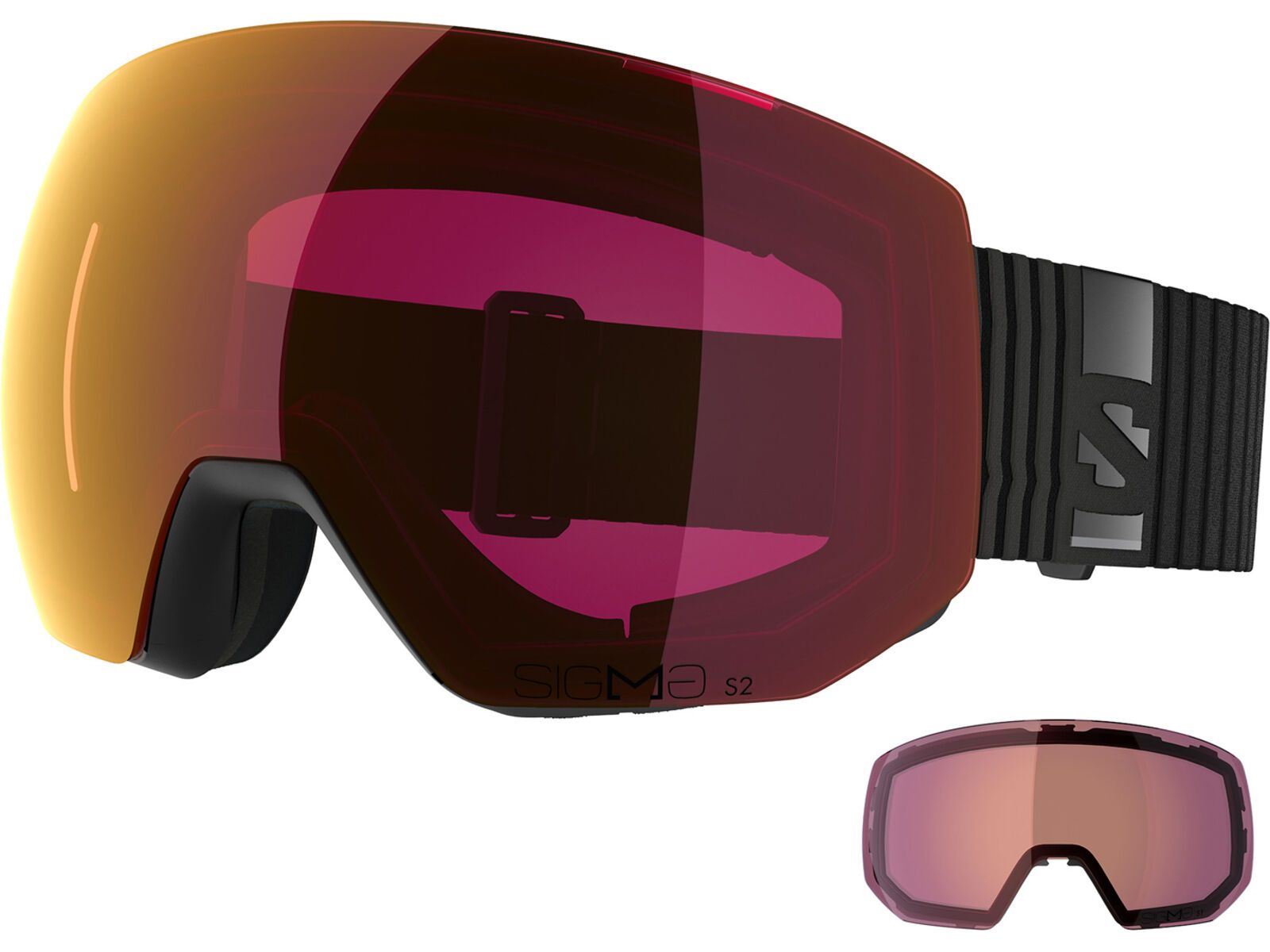 Salomon Radium Pro + WS, Sigma Poppy Red / black | Bild 1