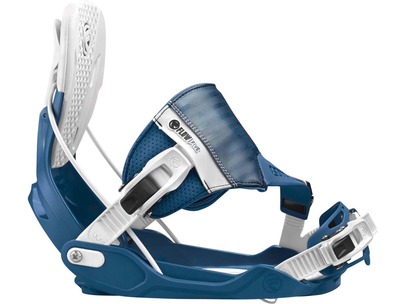 Set: Ride Crook Wide 2017 + Flow Five Hybrid 2017, blue - Snowboardset | Bild 3