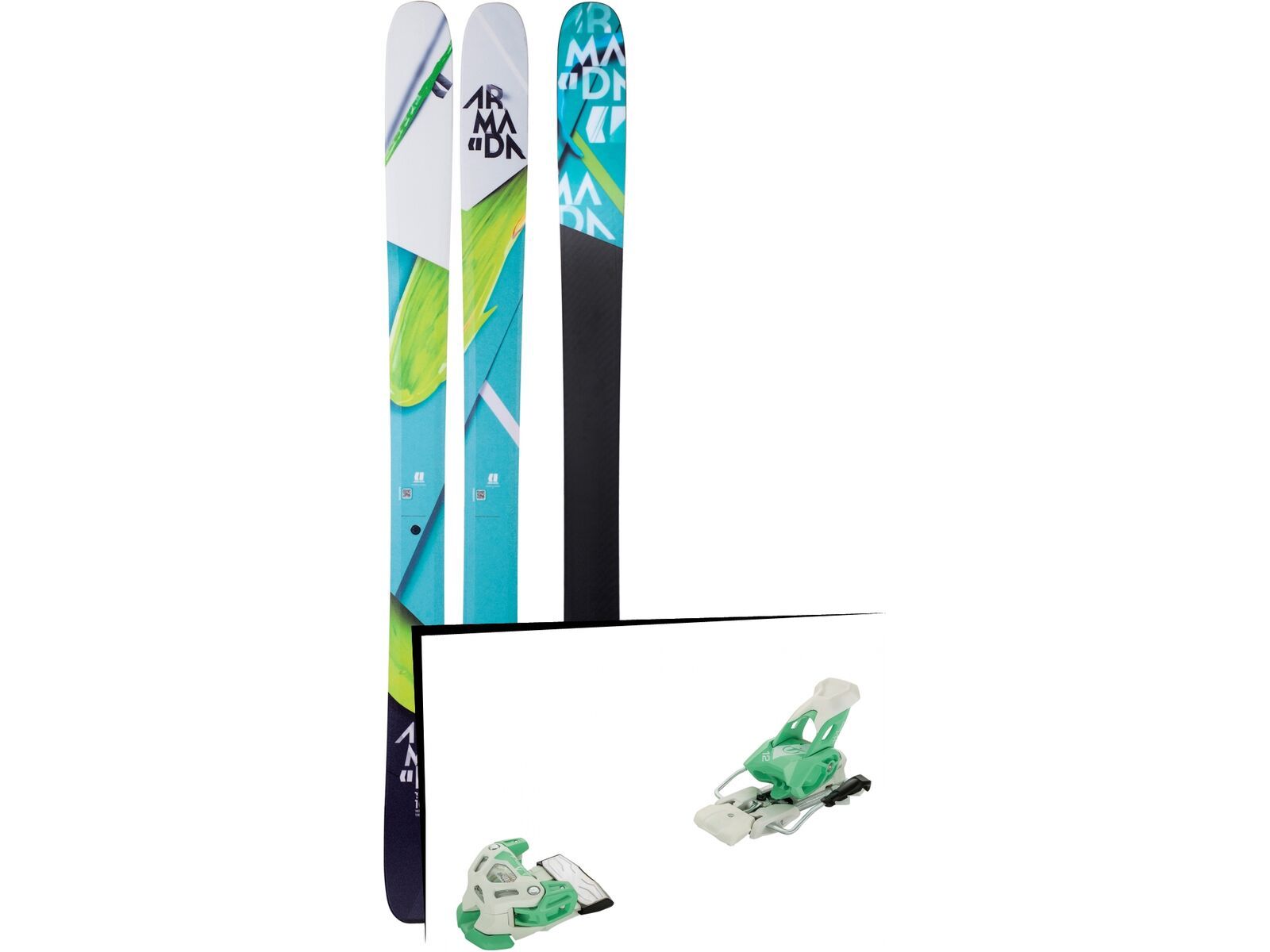 Set: Armada Trace 108 2018 + Tyrolia Attack 12 solid white mint | Bild 1