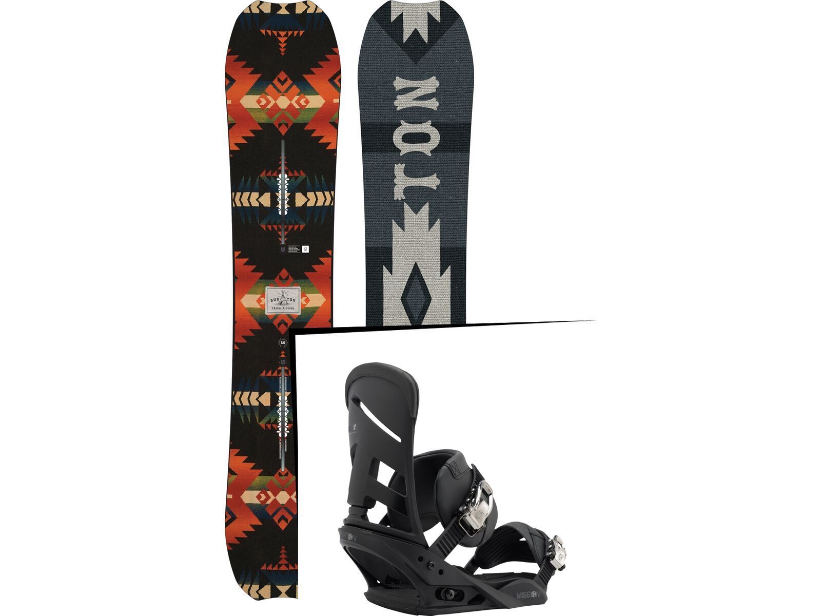 Set: Burton Trick Pony 2017 +  Mission (1712873S) | Bild 1