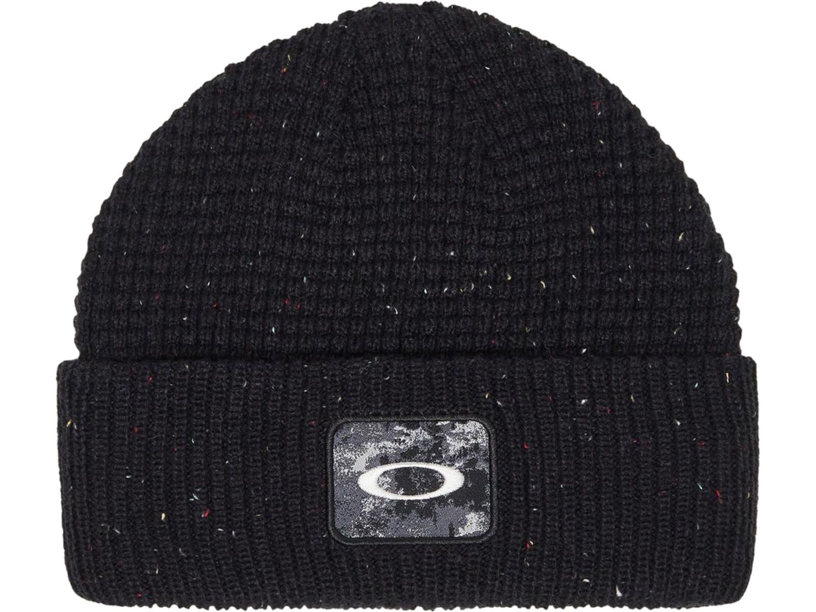 Oakley Ellipse Patch Waffle Beanie, blackout | Bild 1