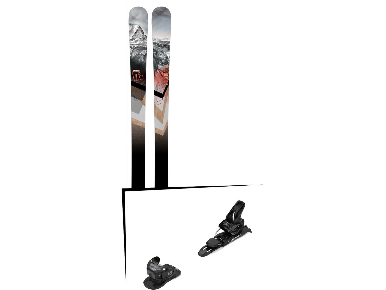 Set: Icelantic Pilgrim 2016 + Salomon Warden MNC 11 (2212333) | Bild 1